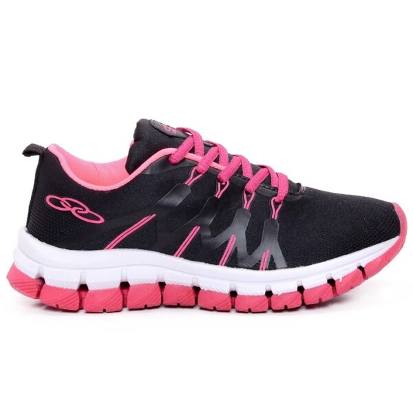 Tenis OLK Infantil Preto/Pink