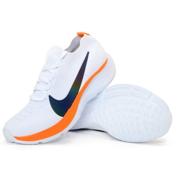 Tenis NK Meia Evascense Branco-Laranja - Image 4